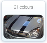 Bonnet stripes from Demon Graphics