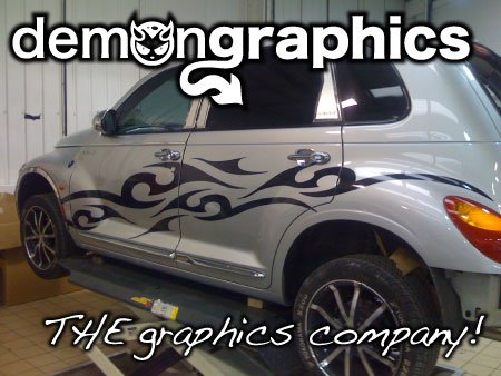 demon graphcs logo Vehicle side graphics 3