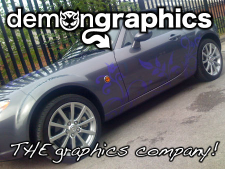 demon graphcs logo Demon vehicle graphics 2