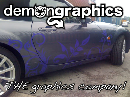 demon graphcs logo Demon vehicle graphics 3