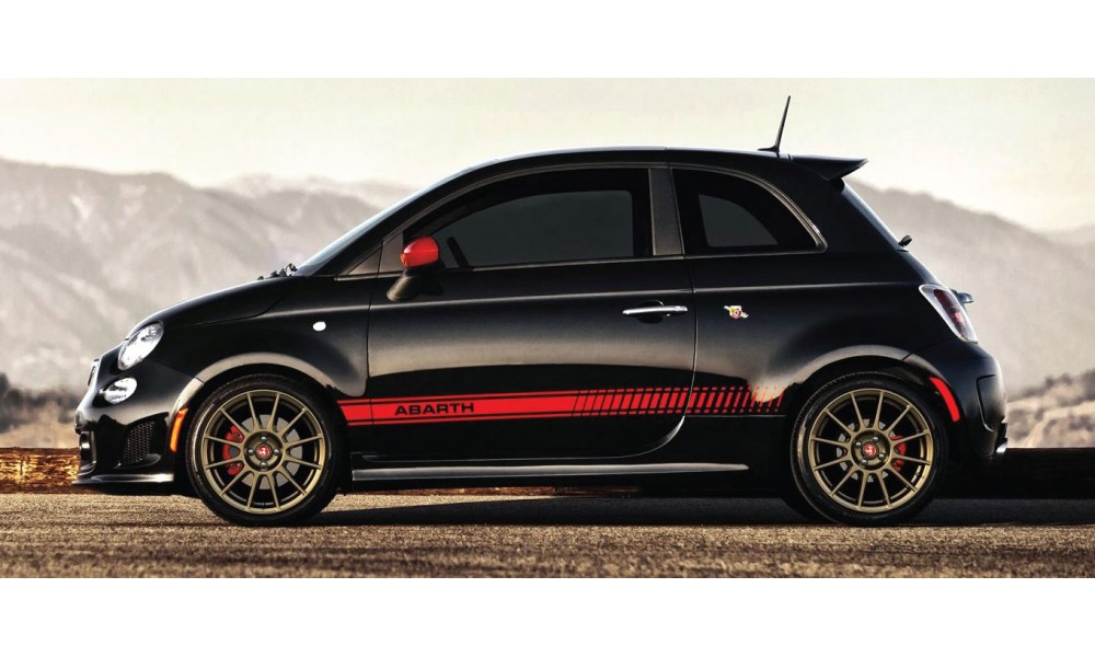 Fiat 500 Adhesive Graphics