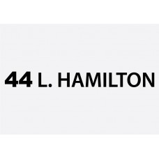 44 L Hamilton Formula 1 Sticker