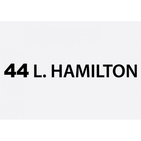 44 L Hamilton Formula 1 Sticker