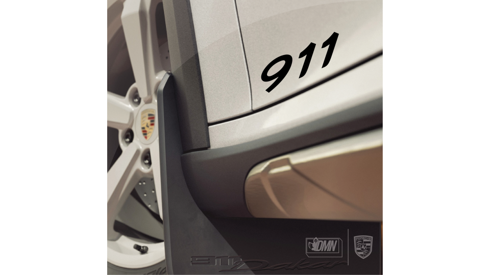 Porsche 911 Badge Vinyl Sticker