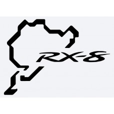 Mazda RX8 Nurburgring Adhesive Vinyl Sticker