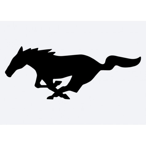 Ford Mustang Pony Adhesive Vinyl Sticker