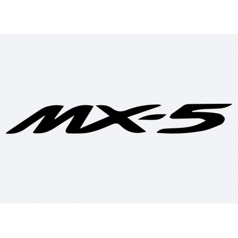 Mazda MX5 Adhesive Vinyl Sticker