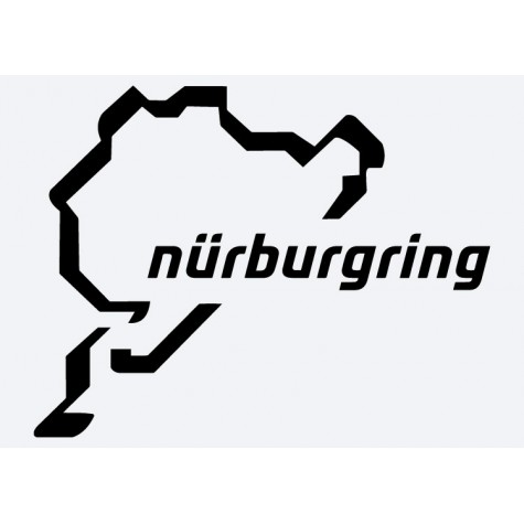 Nurburgring Adhesive Vinyl Sticker