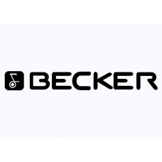 Becker Adhesive Vinyl Sticker