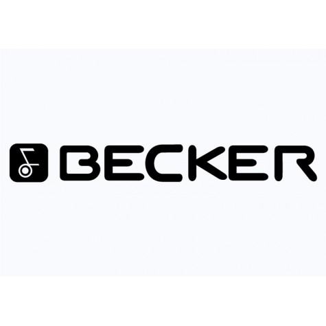 Becker Adhesive Vinyl Sticker