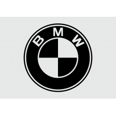 BMW Badge Adhesive Vinyl Sticker