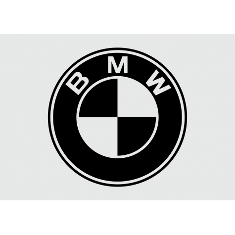 BMW Badge Adhesive Vinyl Sticker