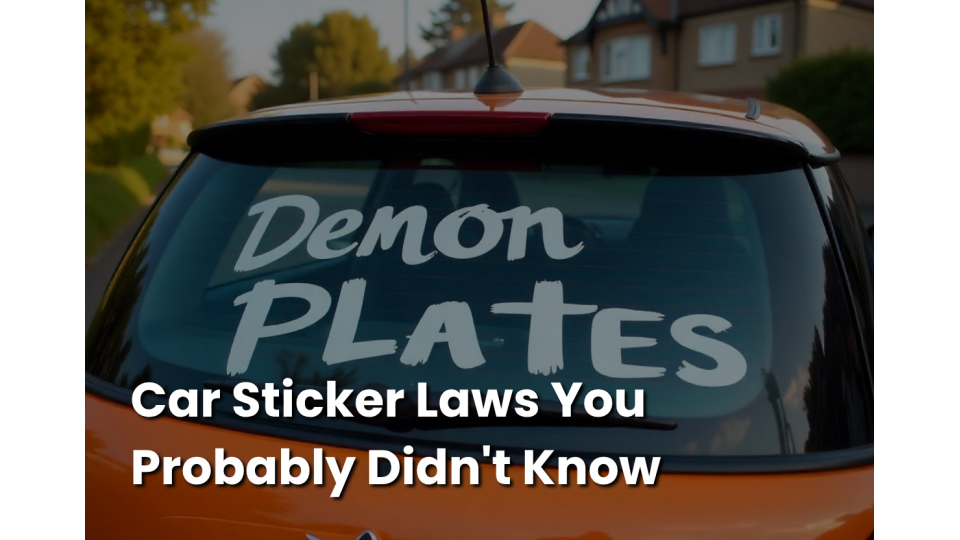 Car Sticker Laws You Probably Didn't Know