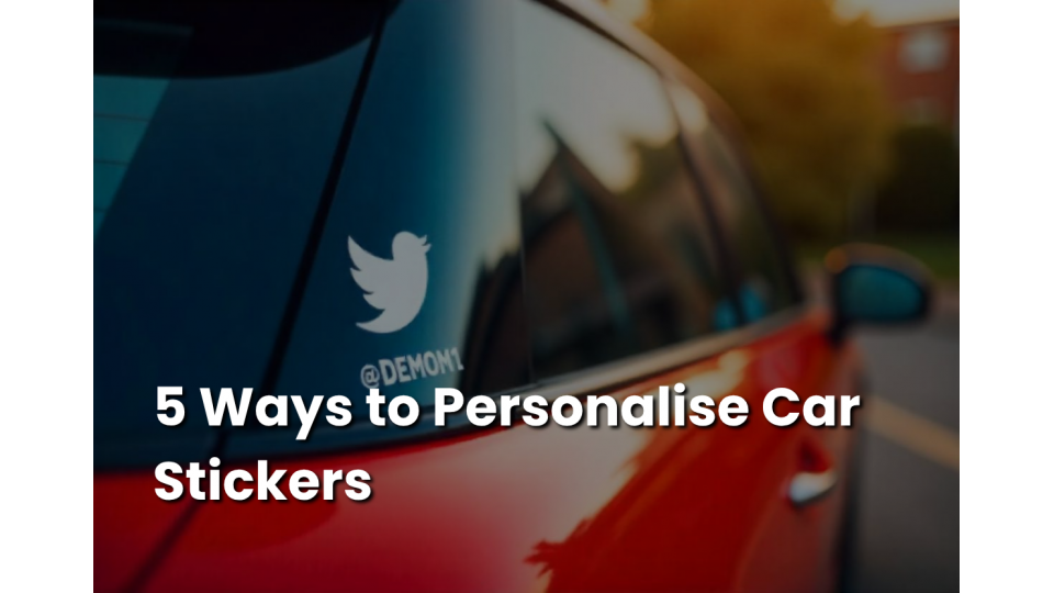 5 Ways to Personalise Car Stickers