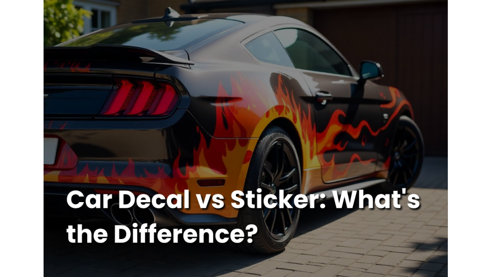 Car Decal vs Sticker: What's the Difference?