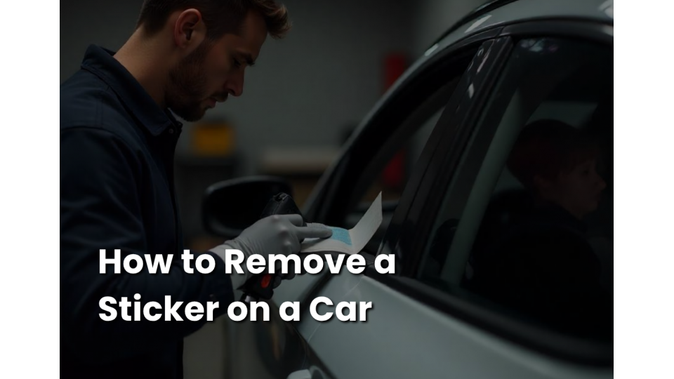 How to Remove a Sticker on a Car