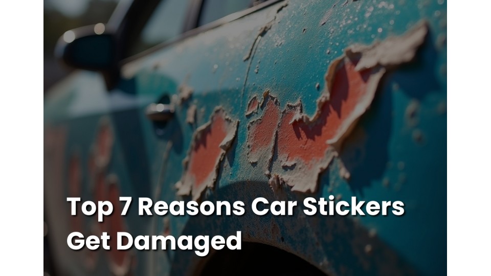 Top 7 Reasons Car Stickers Get Damaged