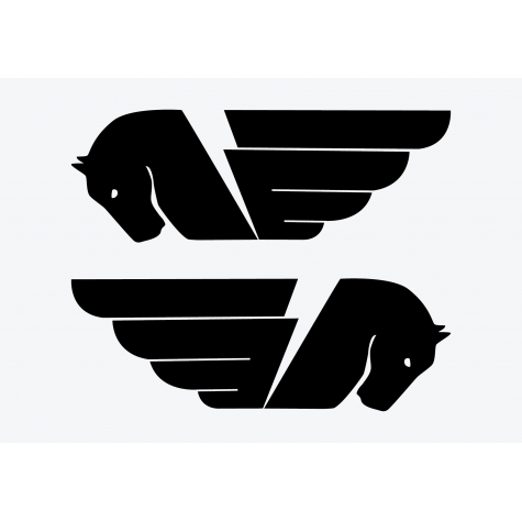 Buell Pegasus Adhesive Vinyl Sticker