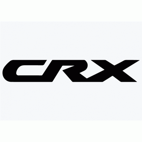 Old Skool Classic Vinyl Sticker: CRX