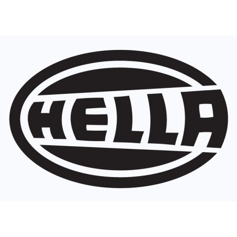 HELLA Adhesive Vinyl Sticker