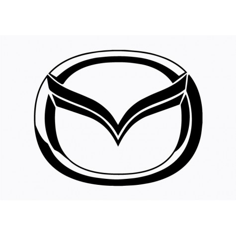 Mazda Badge Adhesive Vinyl Sticker