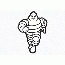 Michelin Man Adhesive Vinyl Sticker