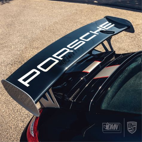 Porsche Wordmark Badge Vinyl Sticker