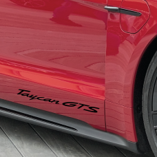 Porsche Taycan GTS Badge Vinyl Sticker