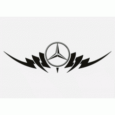 MERCEDES Tribal Sticker