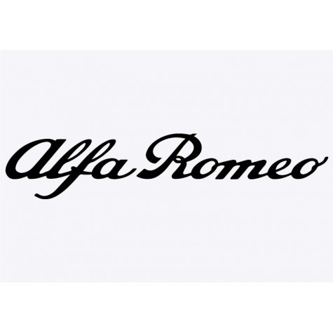 Alfa Romeo Script Adhesive Vinyl Sticker