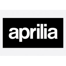 Aprilia Badge 'Black' Adhesive Vinyl Sticker