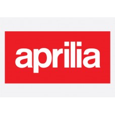 Aprilia Badge 'Red' Adhesive Vinyl Sticker