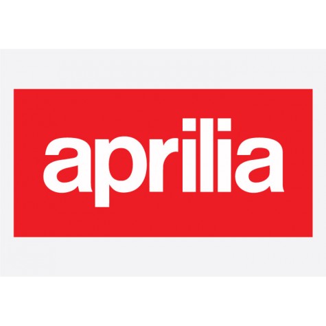 Aprilia Badge 'Red' Adhesive Vinyl Sticker