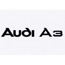 Audi A3 Adhesive Vinyl Sticker