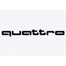 Audi Quattro Adhesive Vinyl Sticker