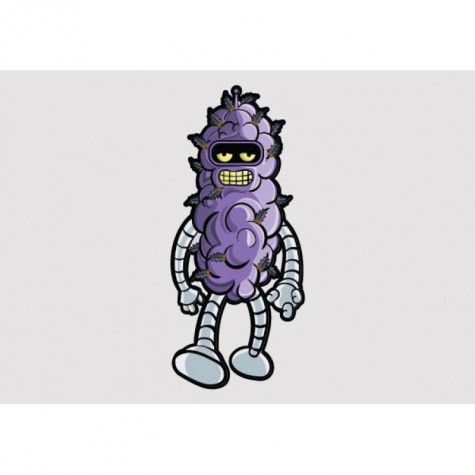 Purple Haze Bender Full Colour Vinyl Sticker