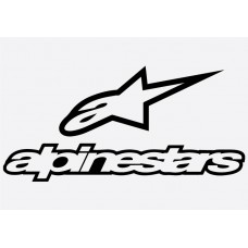 Bike Decal Sponsor Sticker -  Alpine Stars # 1