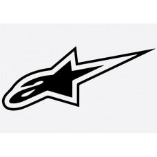 Bike Decal Sponsor Sticker -  Alpinestars # 2