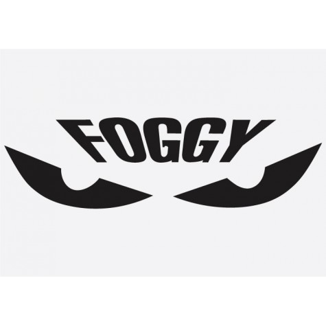 Bike Decal Sponsor Sticker -  Foggy