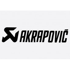 Bike Decal Sponsor Sticker -  Akrapovic #1