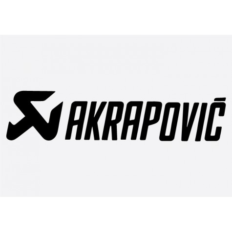 Bike Decal Sponsor Sticker -  Akrapovic #1