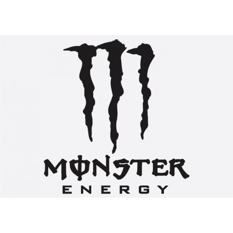 Bike Decal Sponsor Sticker -  Monster Energy