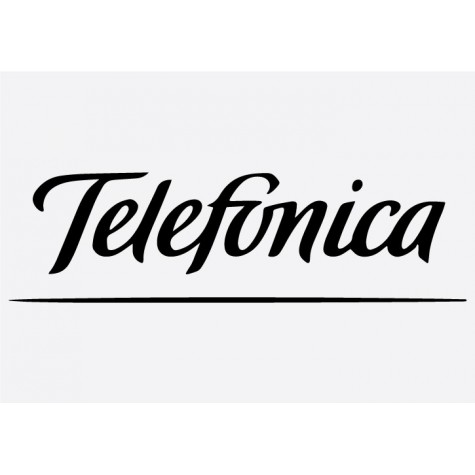 Bike Decal Sponsor Sticker - Telefonica