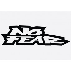 Bike Decal Sponsor Sticker - No Fear 1