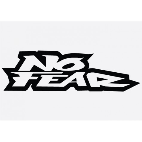 Bike Decal Sponsor Sticker - No Fear 1