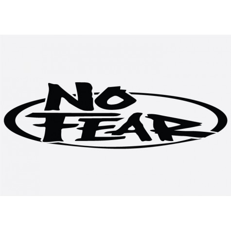 Bike Decal Sponsor Sticker - No Fear 2