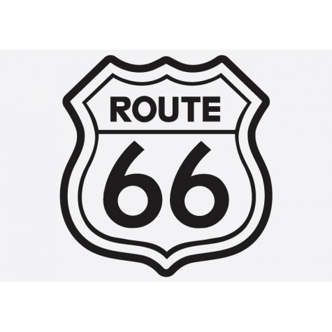 Bike Decal Sponsor Sticker - Route 66