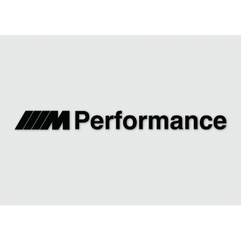 BMW M Performance Badge Adhesive Vinyl Sticker