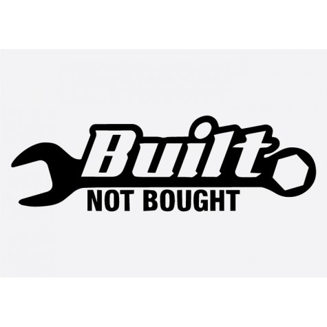 Built not Bought  JDM Graphic