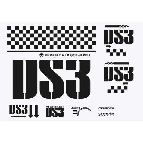 Citroen DS3 Full  Vinyl Sticker Kit